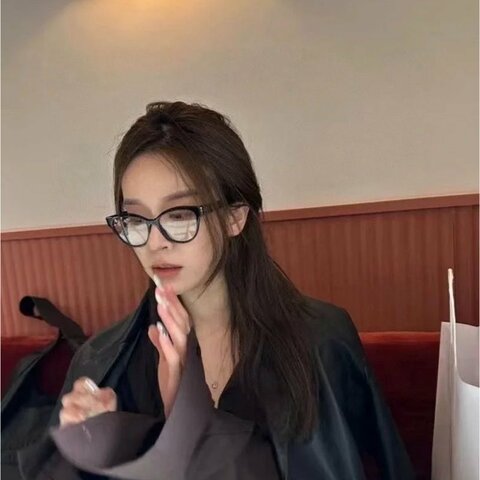 Chanel CH3440 貓眼設計遮顴骨 平光眼鏡 全新全配