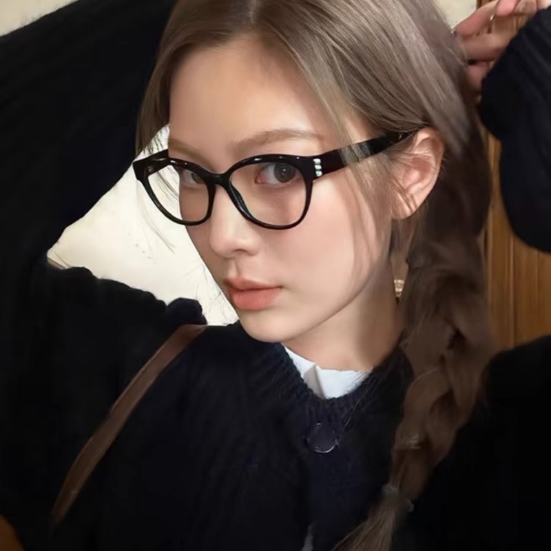 Chanel CH3440 貓眼設計遮顴骨 平光眼鏡 全新全配-1