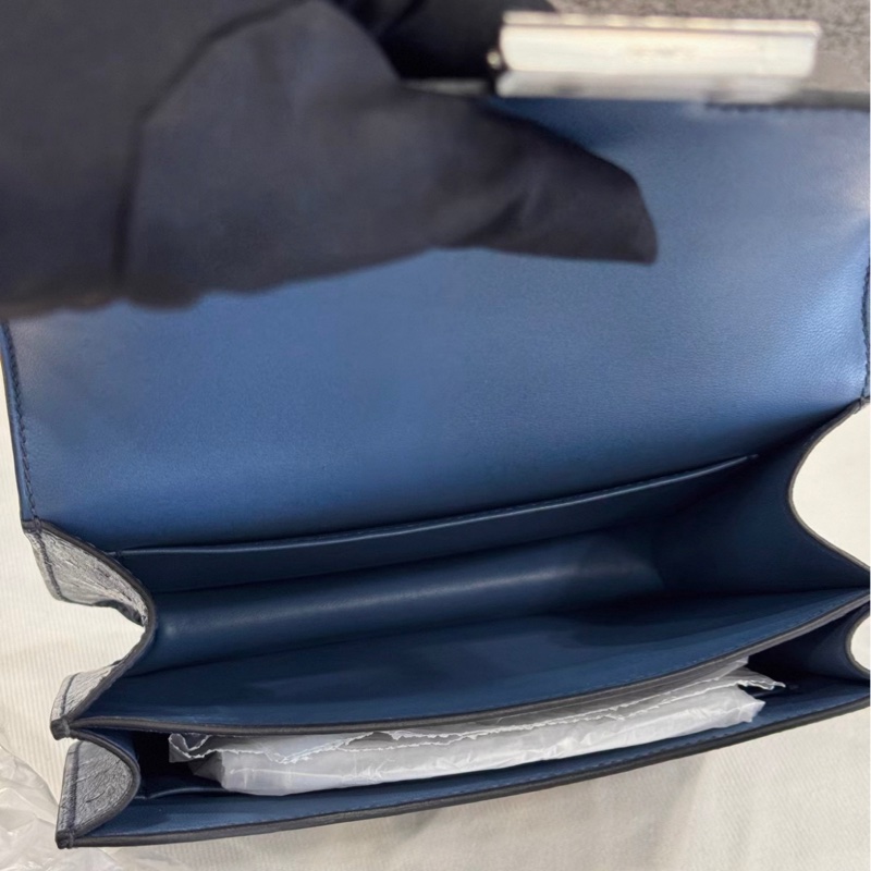 愛馬仕mini constance 19 風暴藍 銀扣 Z刻 成色超級新-7