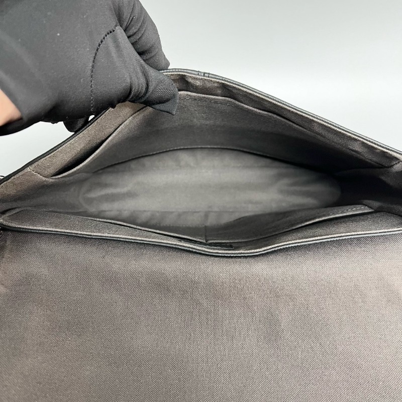 LV/路易威登 黑色棋盤格男士郵差包中號-8