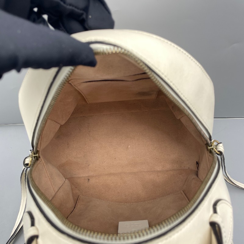 Gucci古馳馬蒙白金后背包-18