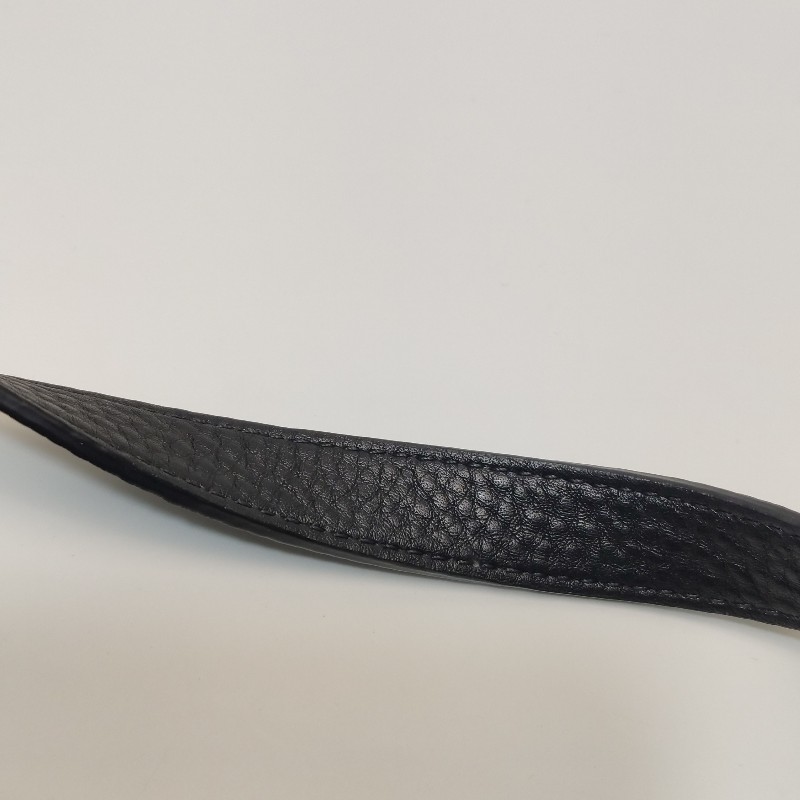 Prada 牛皮黑色金字母Logo手提包肩背包-17