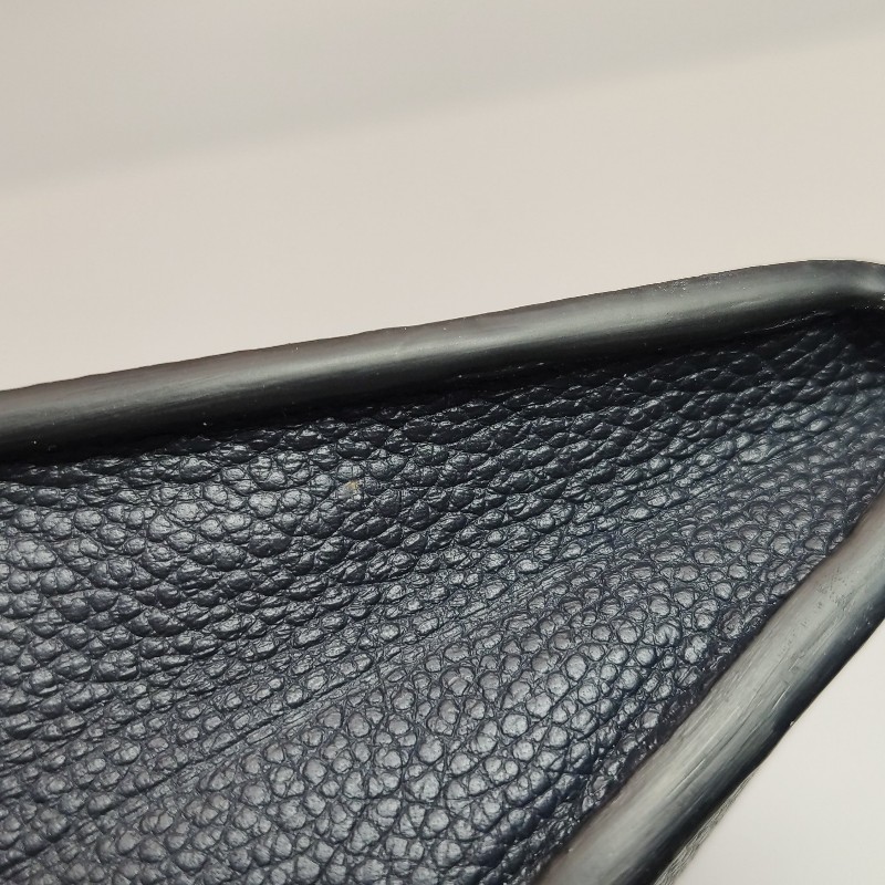 LV Josephine牛皮黑色老花壓紋按扣子母包錢包長夾-18