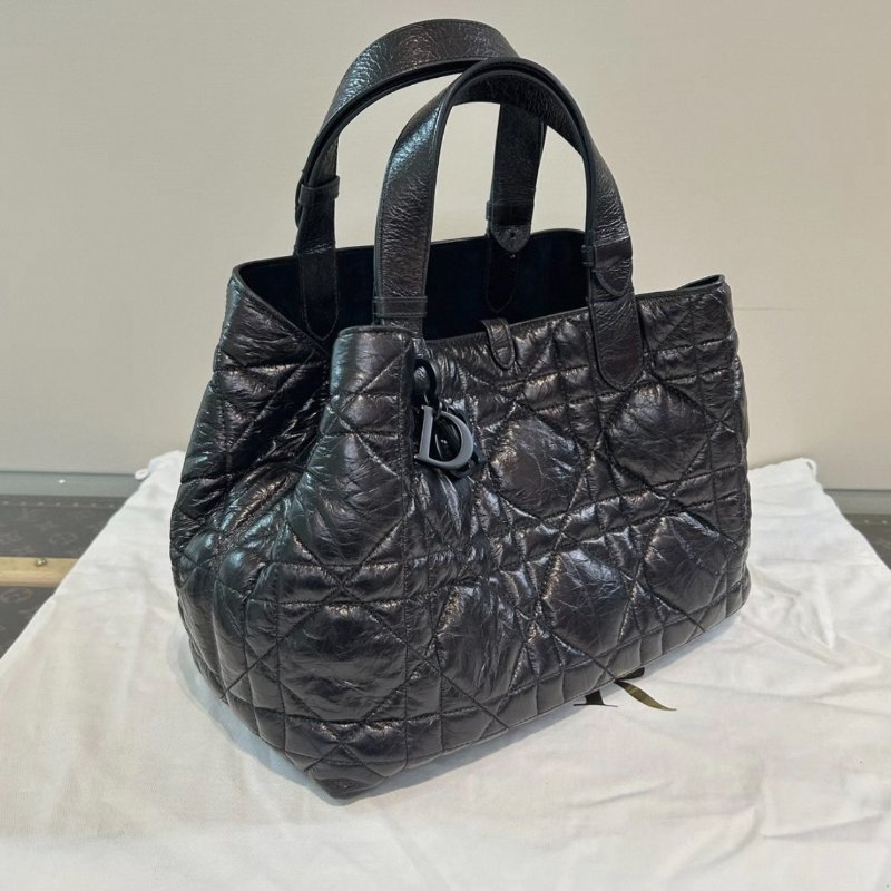 DIOR so black油蠟皮Toujours手提子母手提包 29*22*17 99新配件塵袋-4
