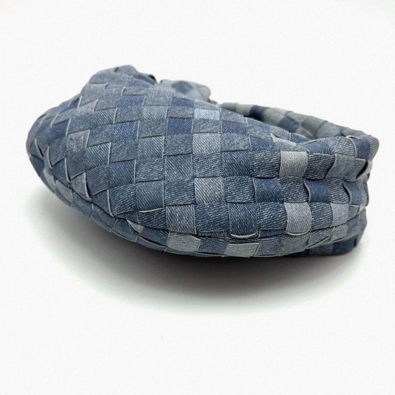 BV 牛仔色Jodie迷你手提編織包24*16*3.5 98新配件塵袋-1