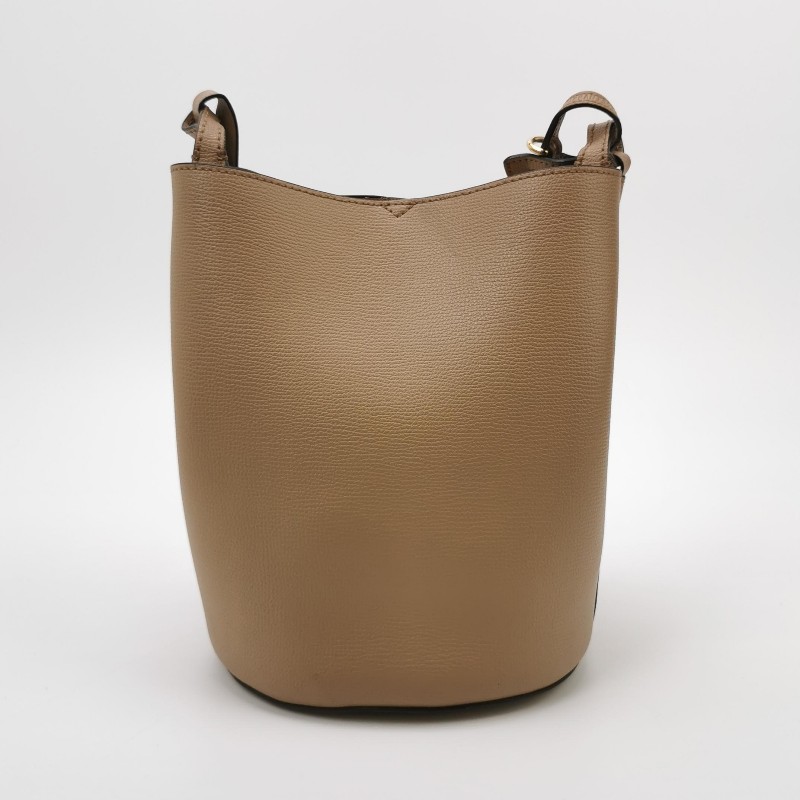 Burberry Lorne牛皮純色壓印字母logo斜挎包單肩包-4