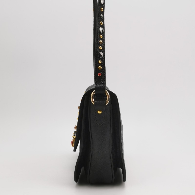 Miu Miu 羊皮翻蓋包斜背包-2