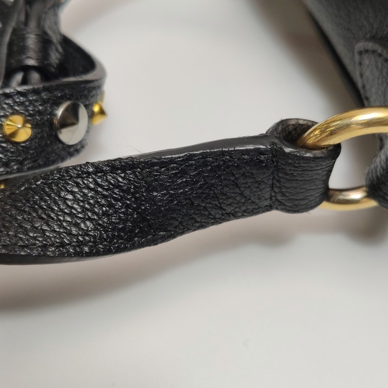 Miu Miu 羊皮翻蓋包斜背包-10