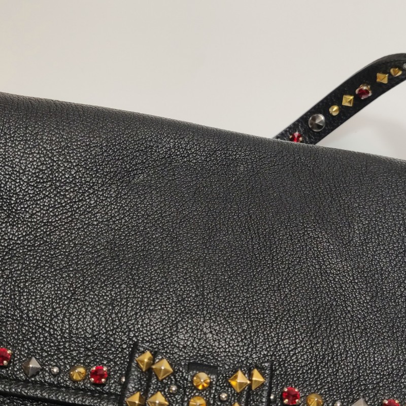 Miu Miu 羊皮翻蓋包斜背包-20