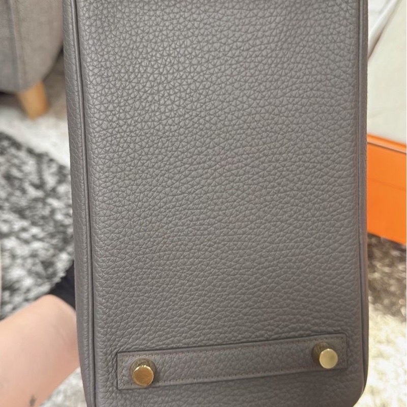 Hermes Birkin25 錫器灰8F 金釦 Togo皮 Y刻 🩶 絕美天菜-3