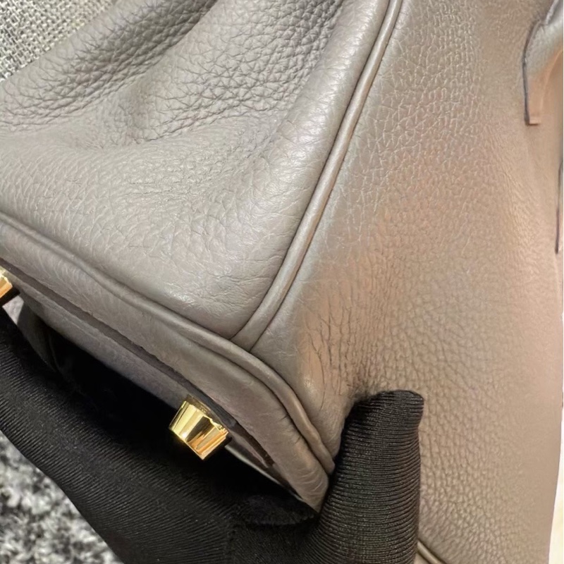 Hermes Birkin25 錫器灰8F 金釦 Togo皮 Y刻 🩶 絕美天菜-5