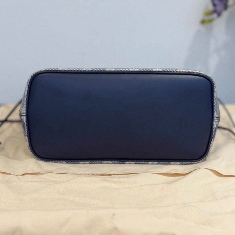 LV Neverfull中號炫光牛仔藍配色芯片款31*28*15 全新閒置配件塵袋-4