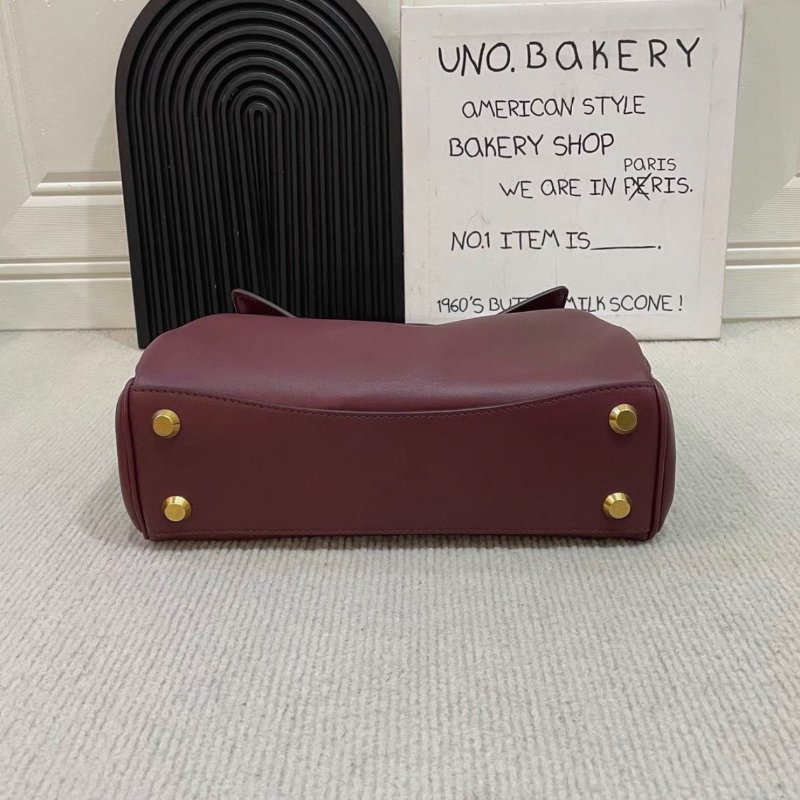 Balenciaga Rodeo 深酒紅色仿舊五金 肩背斜背手提包小號 27*20*9 99新配件塵袋-4