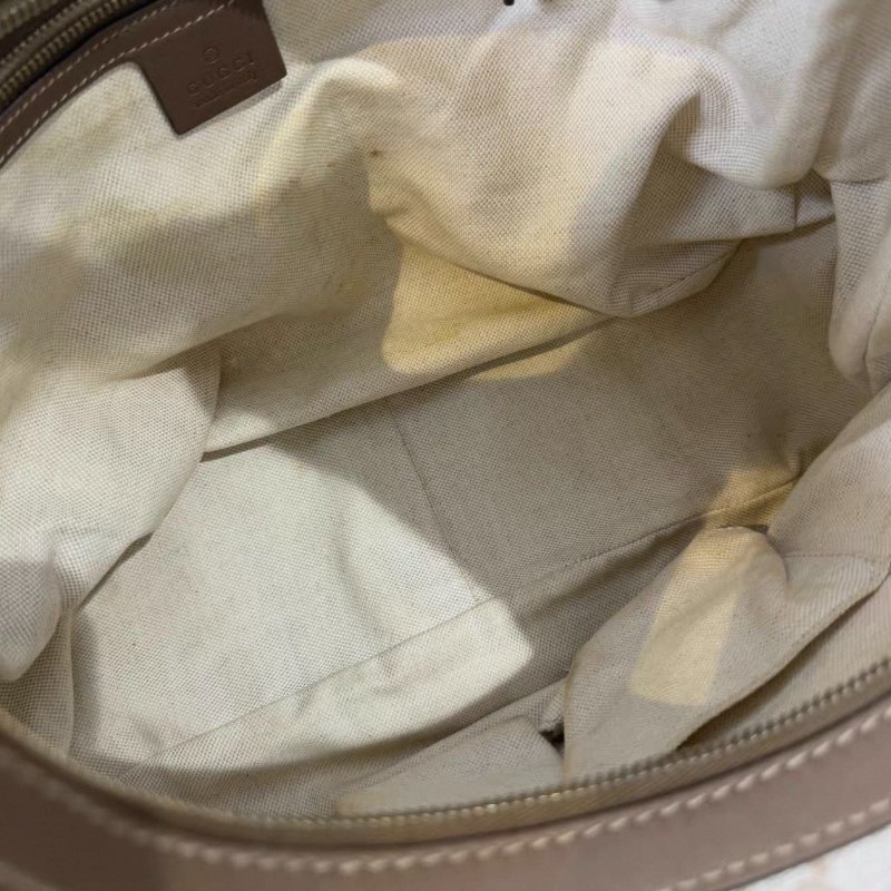 Gucci 老花拼皮hobo腋下斜背包34*30cm 98新配件塵袋-2