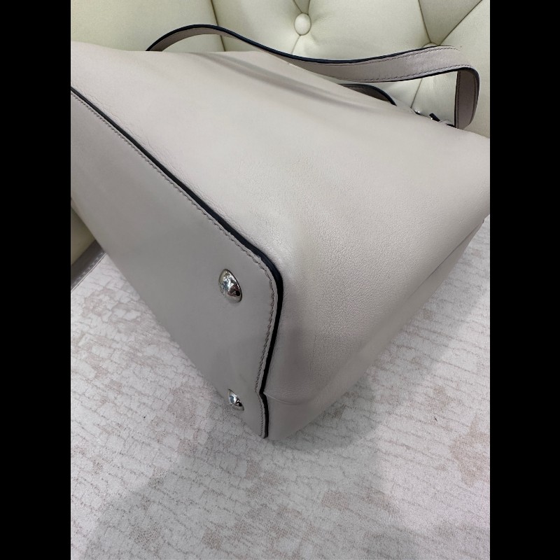 Fendi 大象灰牛皮手提包 經典款 肩背包-14