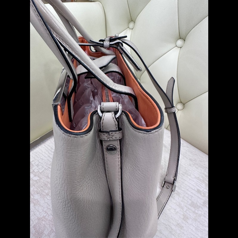 Fendi 大象灰牛皮手提包 經典款 肩背包-16