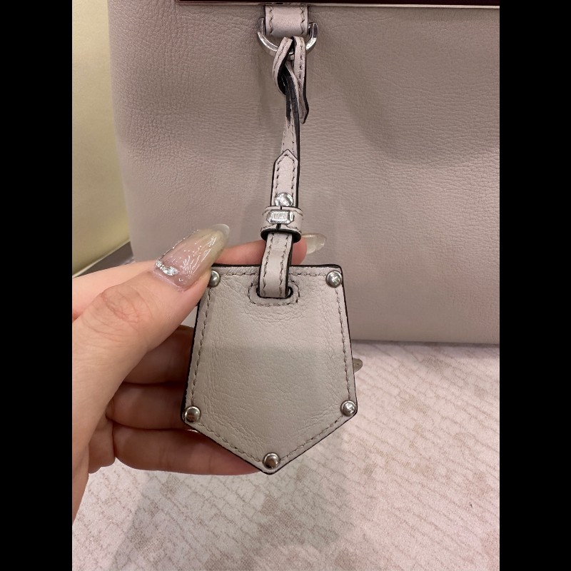 Fendi 大象灰牛皮手提包 經典款 肩背包-18