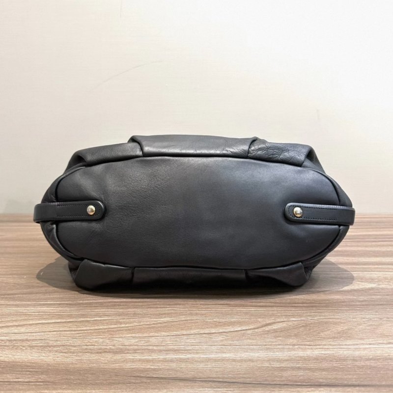 PRADA 黑金南瓜手提包 98新配件塵袋-3