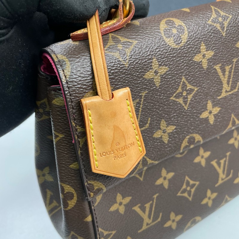 LV路易威登 老花克魯尼Cluny BB手提包肩背包-10