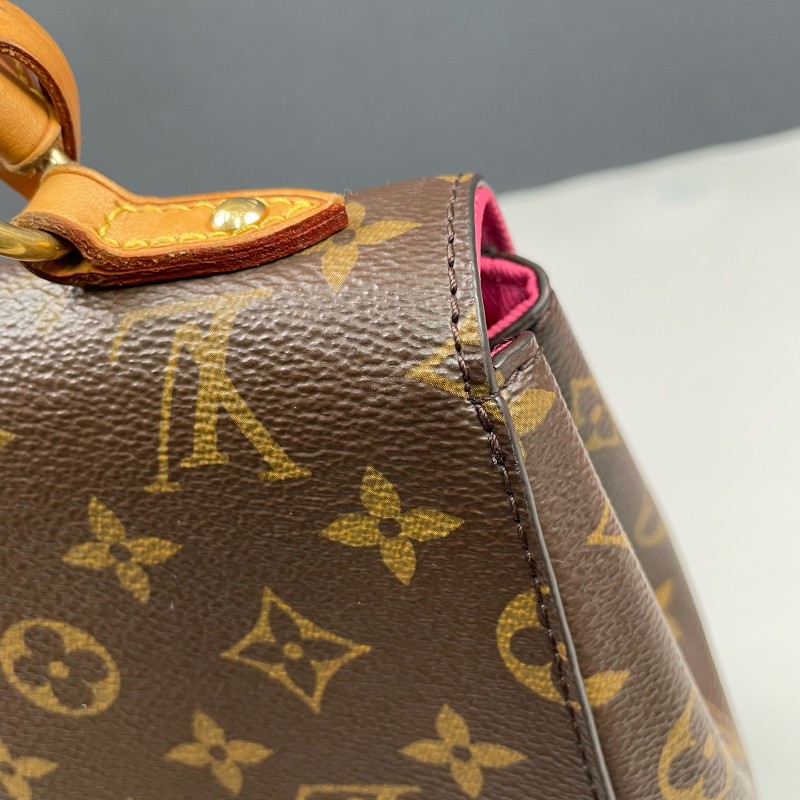 LV路易威登 老花克魯尼Cluny BB手提包肩背包-12