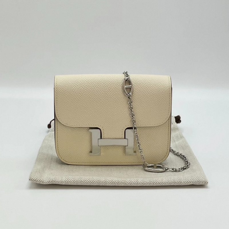 HERMES Constance slim零錢包腰包12*10*3 99新配件塵袋-0