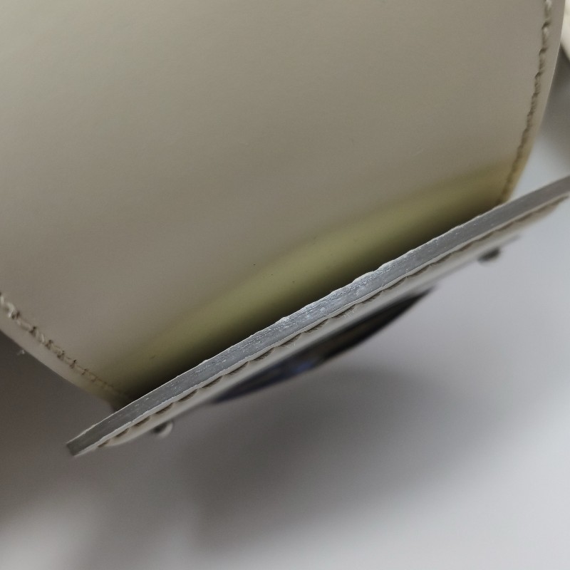 Louis Vuitton (LV)Bowlling牛皮白色金屬鎖扣保齡球包手提包-24