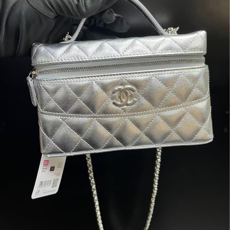 Chanel香奈兒26C限定銀色LP長盒子-2