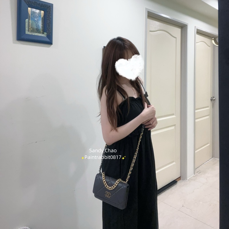 ෆ Chanel 19 woc 灰色-2