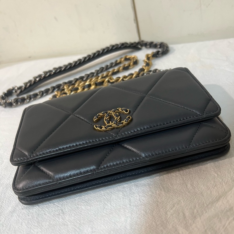 ෆ Chanel 19 woc 灰色-10