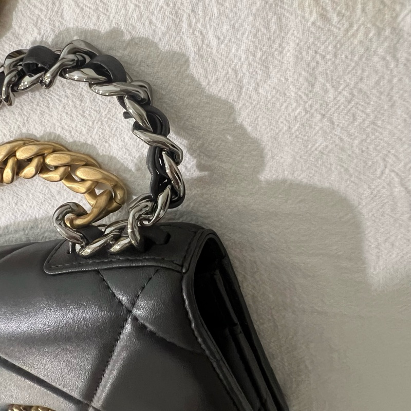 ෆ Chanel 19 woc 灰色-14