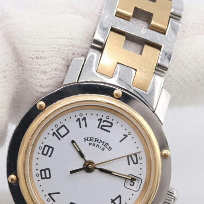 愛馬仕女士 Clipper 系列腕錶 CL4.220 不鏽鋼石英錶-4