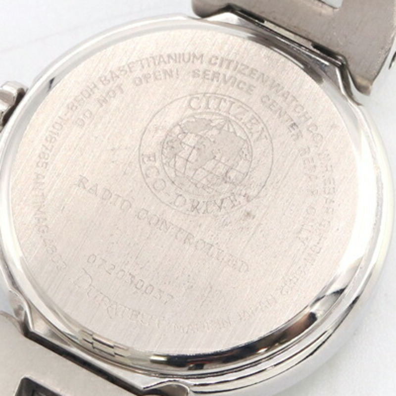 西鐵城小姐 Exceed ES8040 54A 超級鈦金屬光動能腕錶，電波校時，太陽能動力，女士款-3