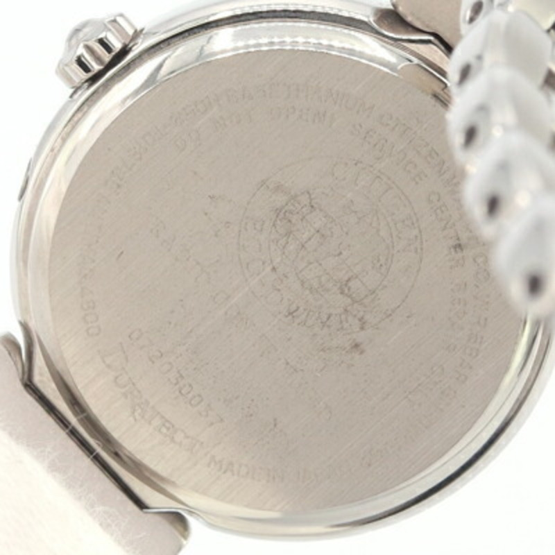 西鐵城小姐 Exceed ES8040 54A 超級鈦金屬光動能腕錶，電波校時，太陽能動力，女士款-8