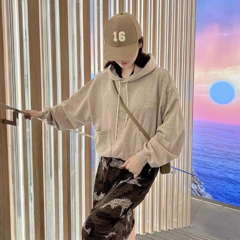 ❤️ CELINE Logo連帽上衣-1