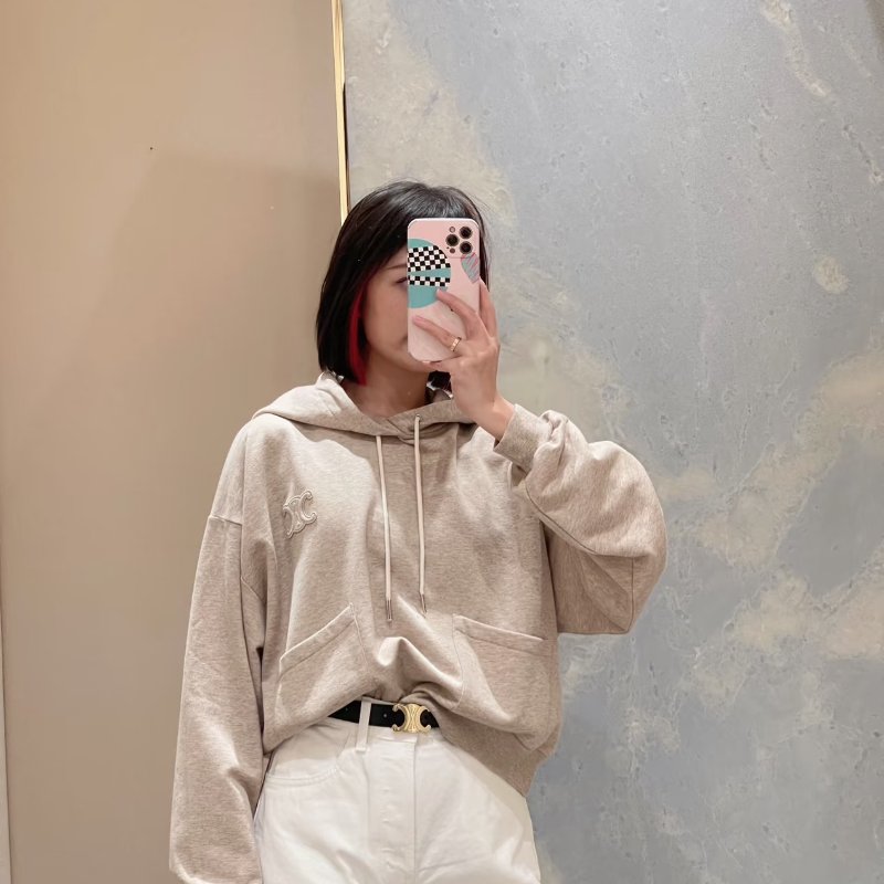 ❤️ CELINE Logo連帽上衣-3