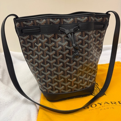 Goyard petit flot bucket 黑色 水桶袋