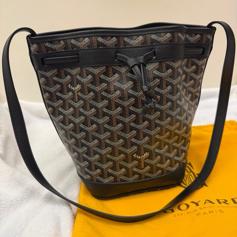 Goyard petit flot bucket 黑色 水桶袋-6