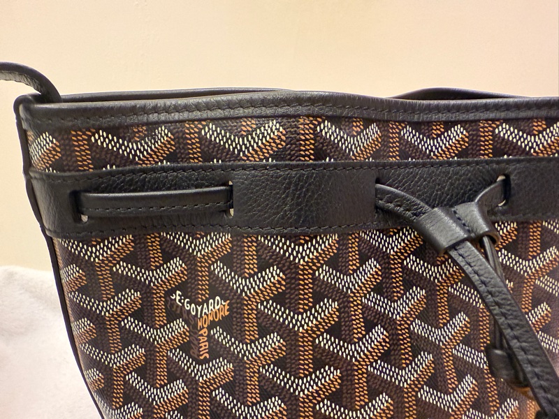 Goyard petit flot bucket 黑色 水桶袋-9