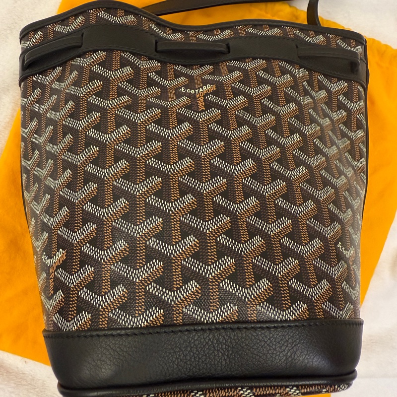 Goyard petit flot bucket 黑色 水桶袋-13