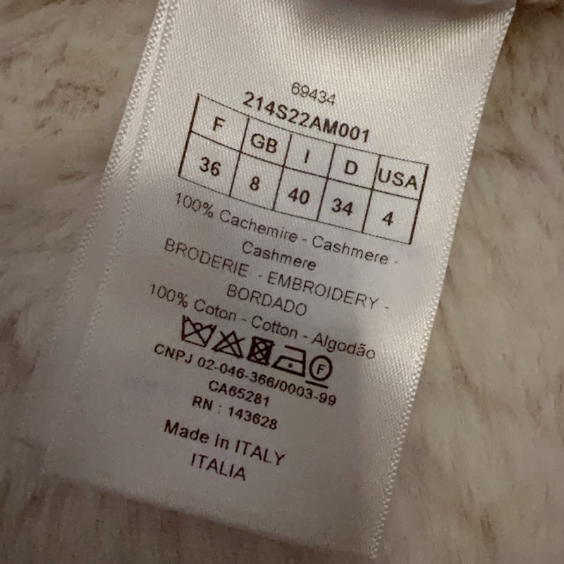 Dior刺繡羊毛衣-11