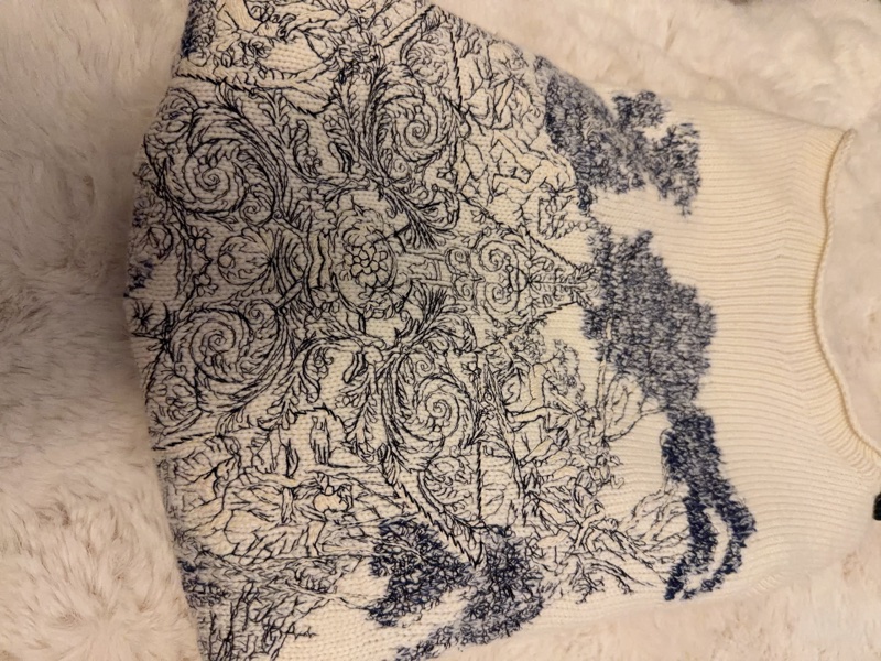 Dior刺繡羊毛衣-15