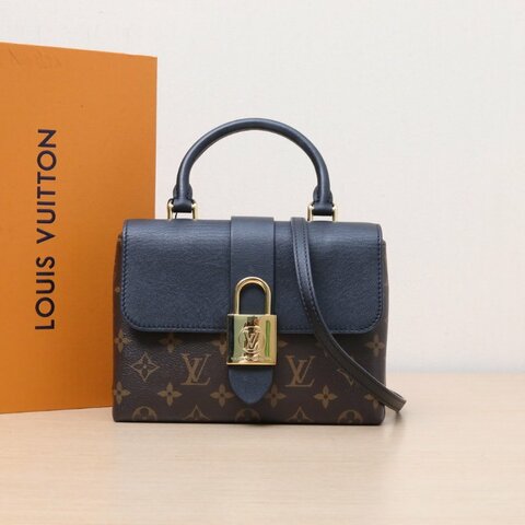 Locky BB 鎖頭包 黑色 PVC 金扣 2019