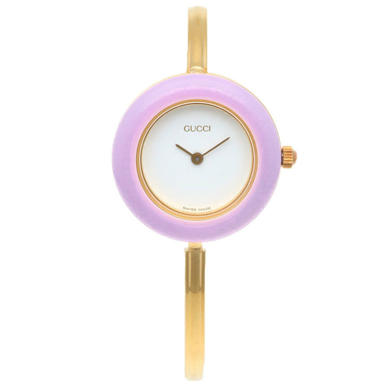 Gucci GP 11/12.2 石英女錶，附可更換錶圈，共有 11 種顏色可選-5