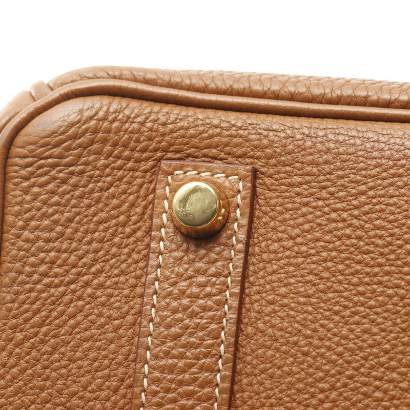 愛馬仕 Birkin 35 手提包，Togo 皮革，棕色，金色，二手，女士，GHW H-7