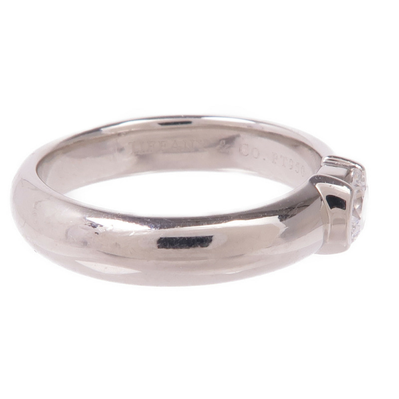 TIFFANY&CO PT950鉑金Diamond Ring鑽石戒指US#4.75-3