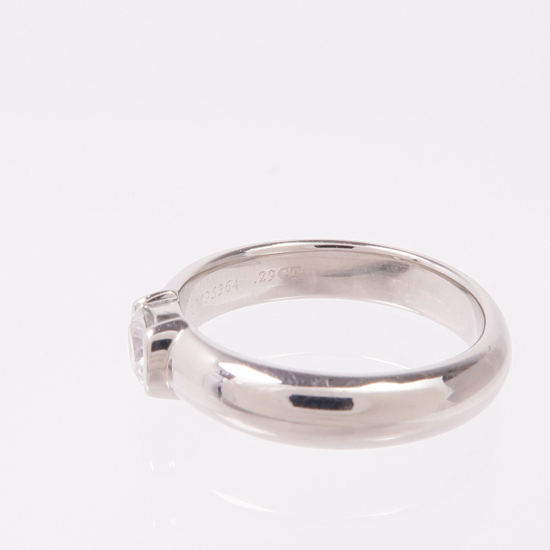 TIFFANY&CO PT950鉑金Diamond Ring鑽石戒指US#4.75-5