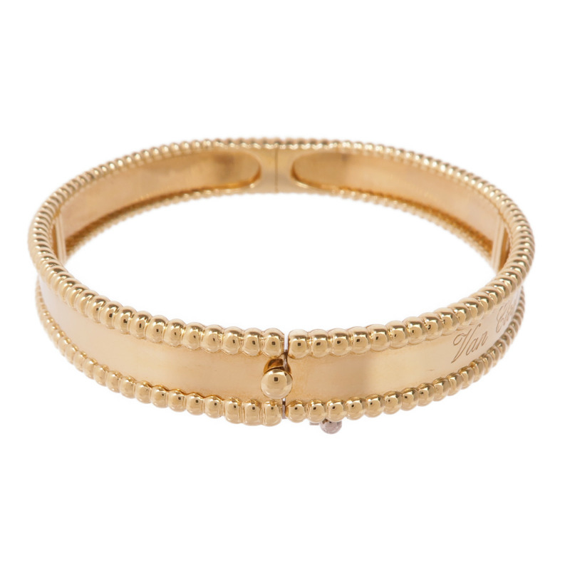 Van Cleef & Arpels 18K黃金Perlée Signature Bracelet手鐲-1