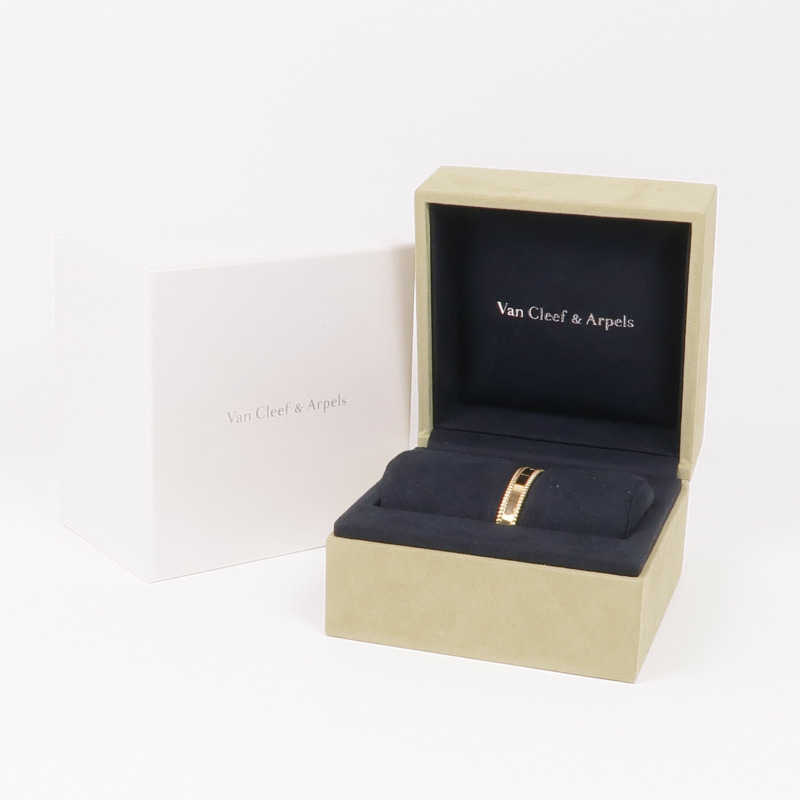 Van Cleef & Arpels 18K黃金Perlée Signature Bracelet手鐲-8