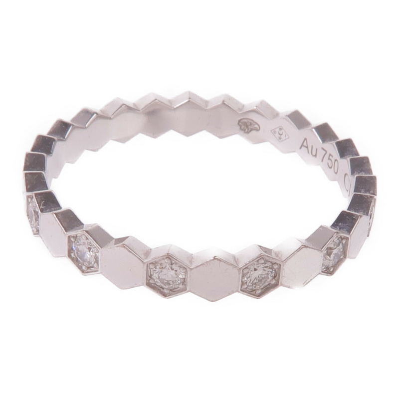 Chaumet 18K白金Bee de Chaumet Ring鑽石戒指Chaumet#48/US#4.5-2