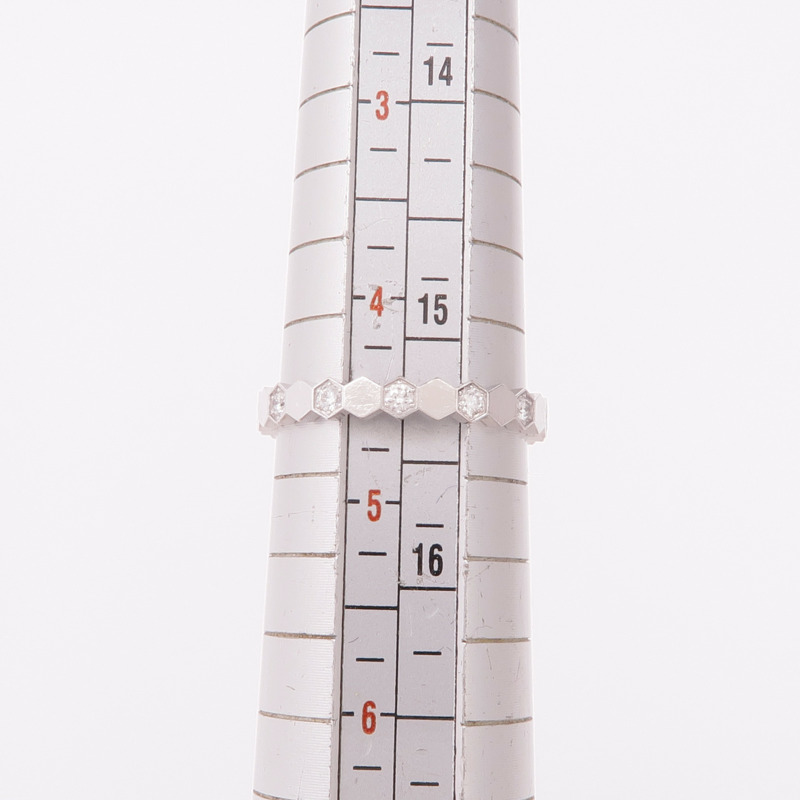 Chaumet 18K白金Bee de Chaumet Ring鑽石戒指Chaumet#48/US#4.5-6